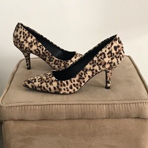 Leopard pumps  Size 8
